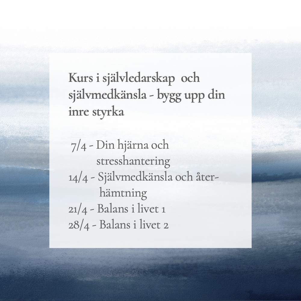 Kurs i självledarskap – återhämtning